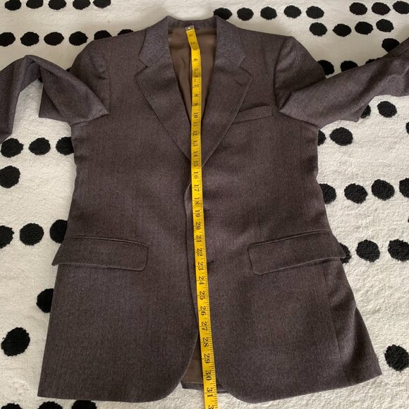 Vintage Union Made Wool Two Button Single Vent Lined Blazer Sport Coat - Picture 14 of 15